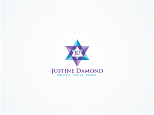 Justine Damond - Meditate. Evolve. Create. | Logo Design by Atvento Graphics