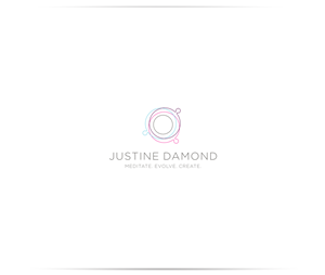 Justine Damond - Meditate. Evolve. Create. | Logo Design by mk