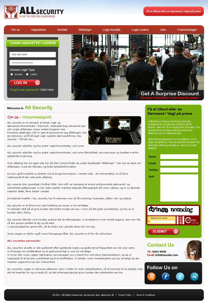 Web Design by Expert Designer for Catillo Aps | Design #327003