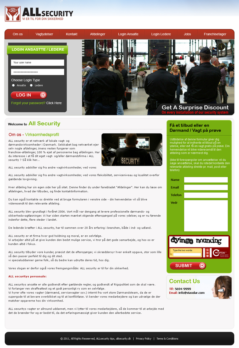 Web Design by Expert Designer for Catillo Aps | Design #344897