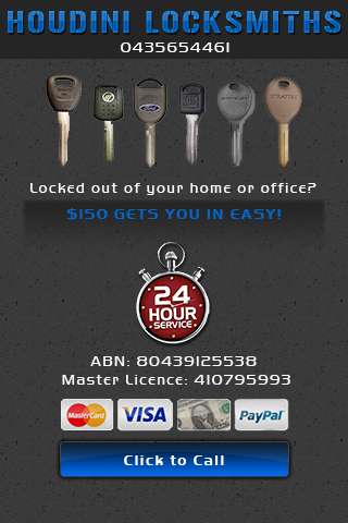 Web Design by SilentGFX for Houdini Locksmiths | Design #1642595