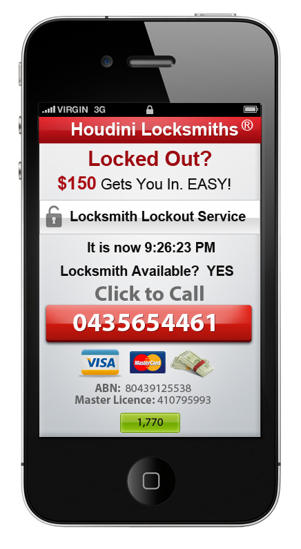 Web-Design von Sunil für Houdini Locksmiths | Design #1645763