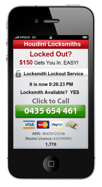 Web Design by Sunil for Houdini Locksmiths | Design #1654135