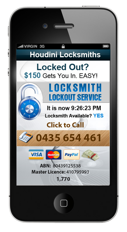 Web-Design von Sunil für Houdini Locksmiths | Design #1657414