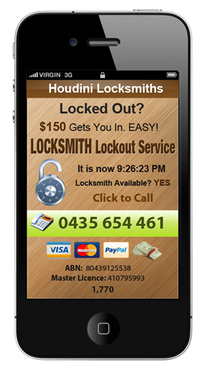 Web-Design von Sunil für Houdini Locksmiths | Design: #1692851