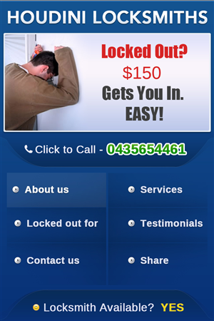 Web-Design von pb für Houdini Locksmiths | Design: #1649520