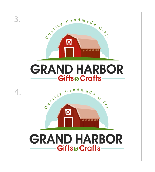 Diseño de Logo por Logicspider para Grand Harbor Gifts and Crafts | Diseño #6123605