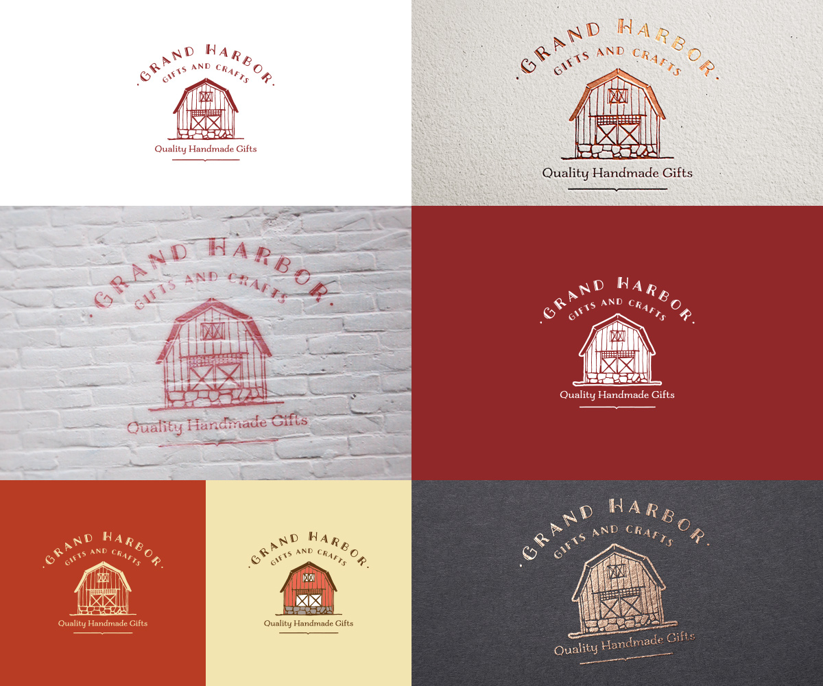 Logo Design by Greedin for Grand Harbor Gifts and Crafts | Design #6117568