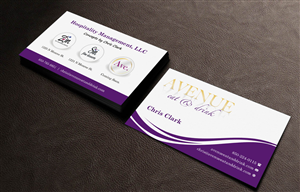 Business Card Design by INDIAN_Ashok for Avenue Eat & Drink | Design: #6110794