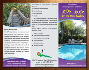 Flyer Design by theblueart for HOPE House of the Palm Beaches, LLC | Design: #6157943