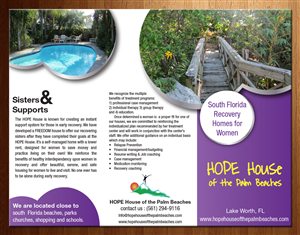 Flyer Design by theblueart for HOPE House of the Palm Beaches, LLC | Design #6157945