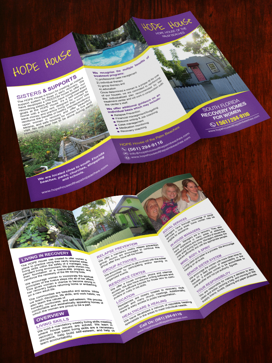 Flyer Design by Sarmishtha Chattopadhyay_loginchange for HOPE House of the Palm Beaches, LLC | Design #6221077