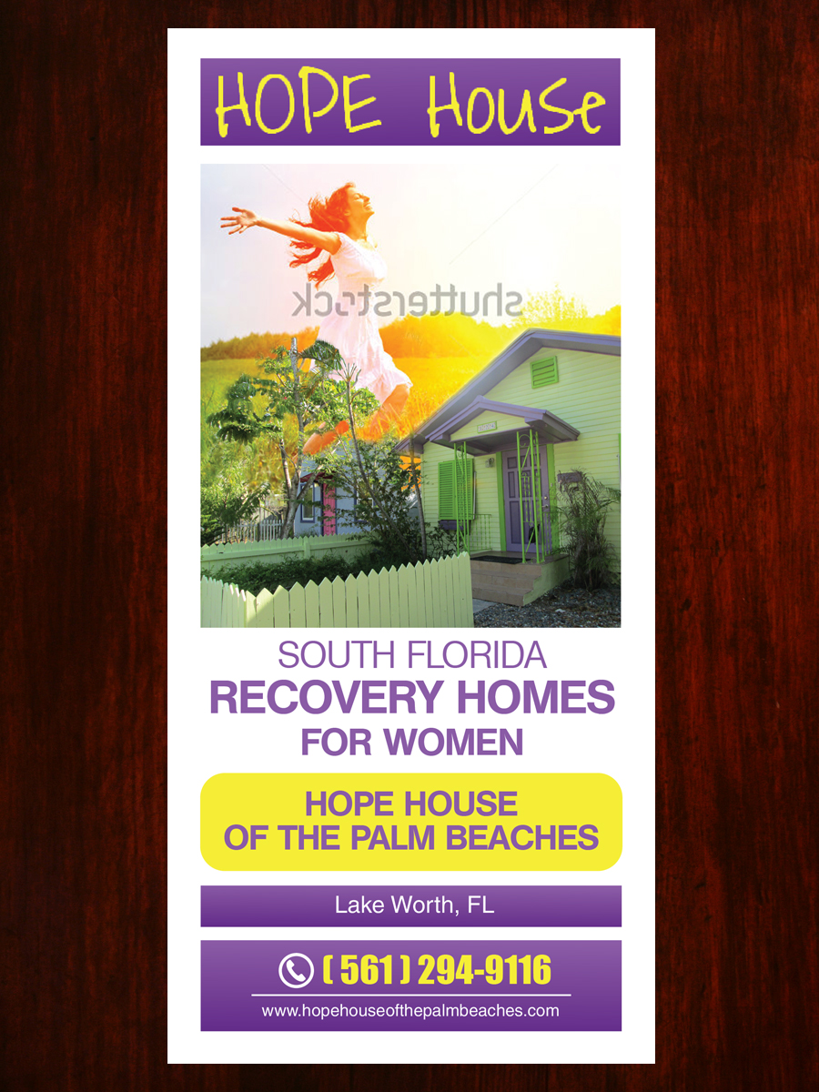 Diseño de Flyer por Sarmishtha Chattopadhyay_loginchange para HOPE House of the Palm Beaches, LLC | Diseño #6318507