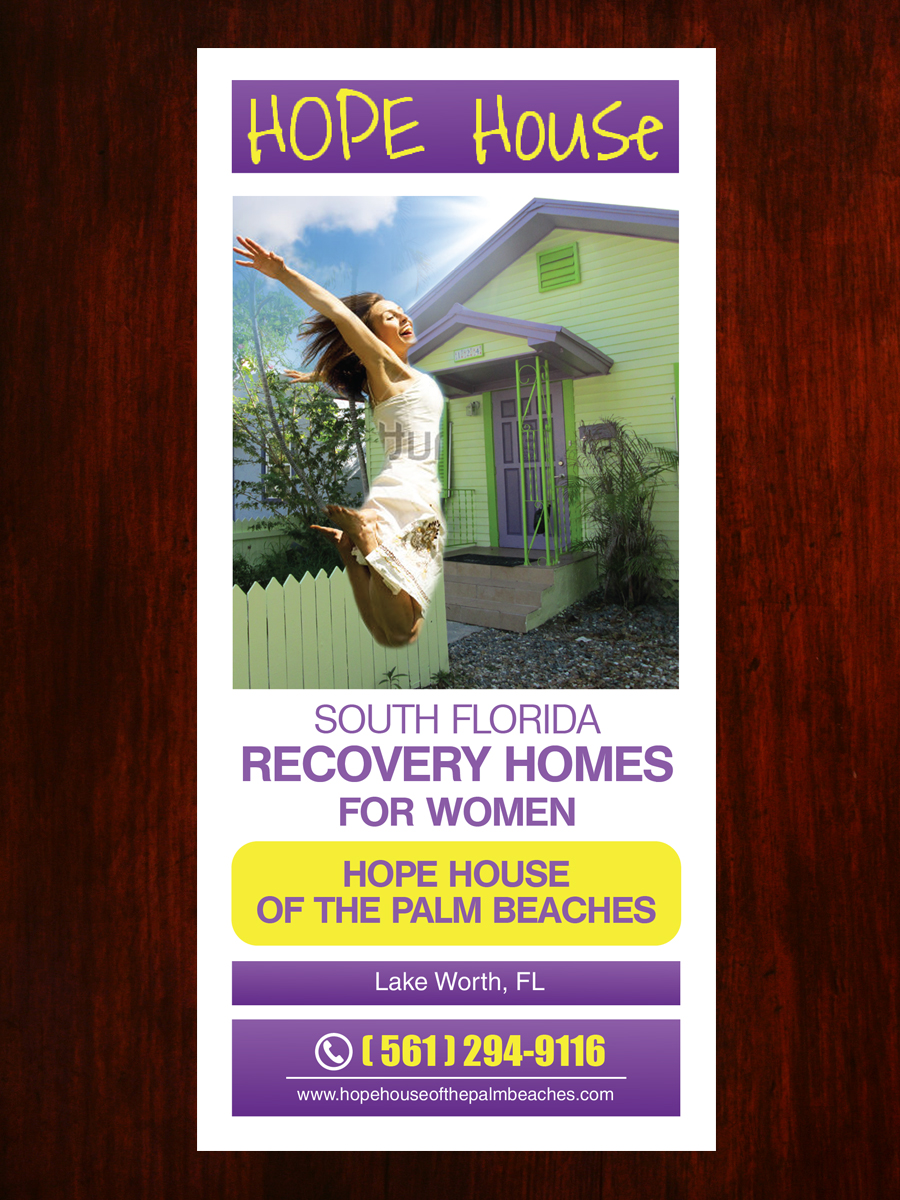 Design de Flyer par Sarmishtha Chattopadhyay_loginchange pour HOPE House of the Palm Beaches, LLC | Design #6318541