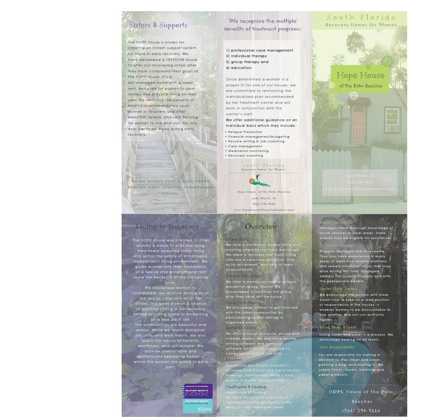 Flyer Design by tmrgldy for HOPE House of the Palm Beaches, LLC | Design #6185527