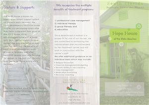 Flyer Design by tmrgldy for HOPE House of the Palm Beaches, LLC | Design: #6208394