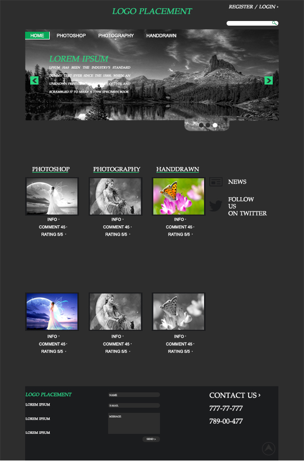 Diseño Web por Ather Ali Khan para este proyecto | Diseño #6209067