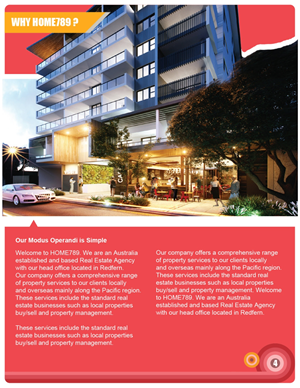 Brochure Design by dayzign for HOME789 | Design #6143355