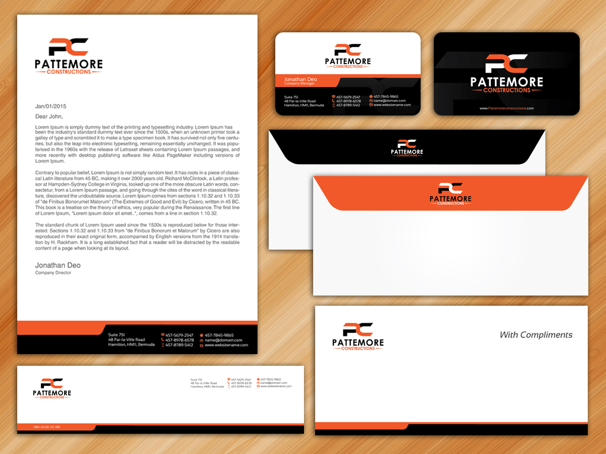Stationery Design by Sarmishtha Chattopadhyay_loginchange for this project | Design #6157458