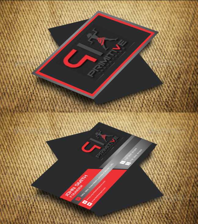 Business Card Design by AwsomeD for Primitive Industries | Design #6129399