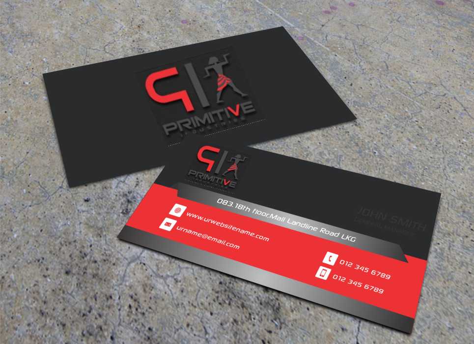 Business Card Design by AwsomeD for Primitive Industries | Design #6129400