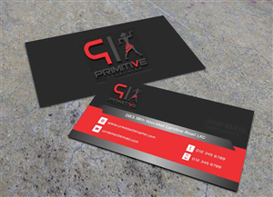Business Card Design by AwsomeD for Primitive Industries | Design: #6129400