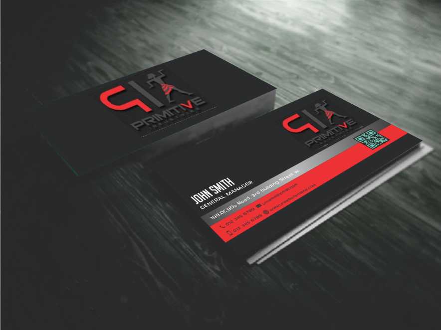Business Card Design by AwsomeD for Primitive Industries | Design #6129406