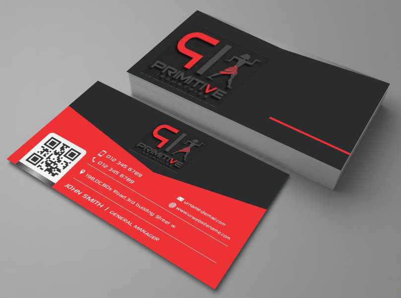 Business Card Design by AwsomeD for Primitive Industries | Design #6129413