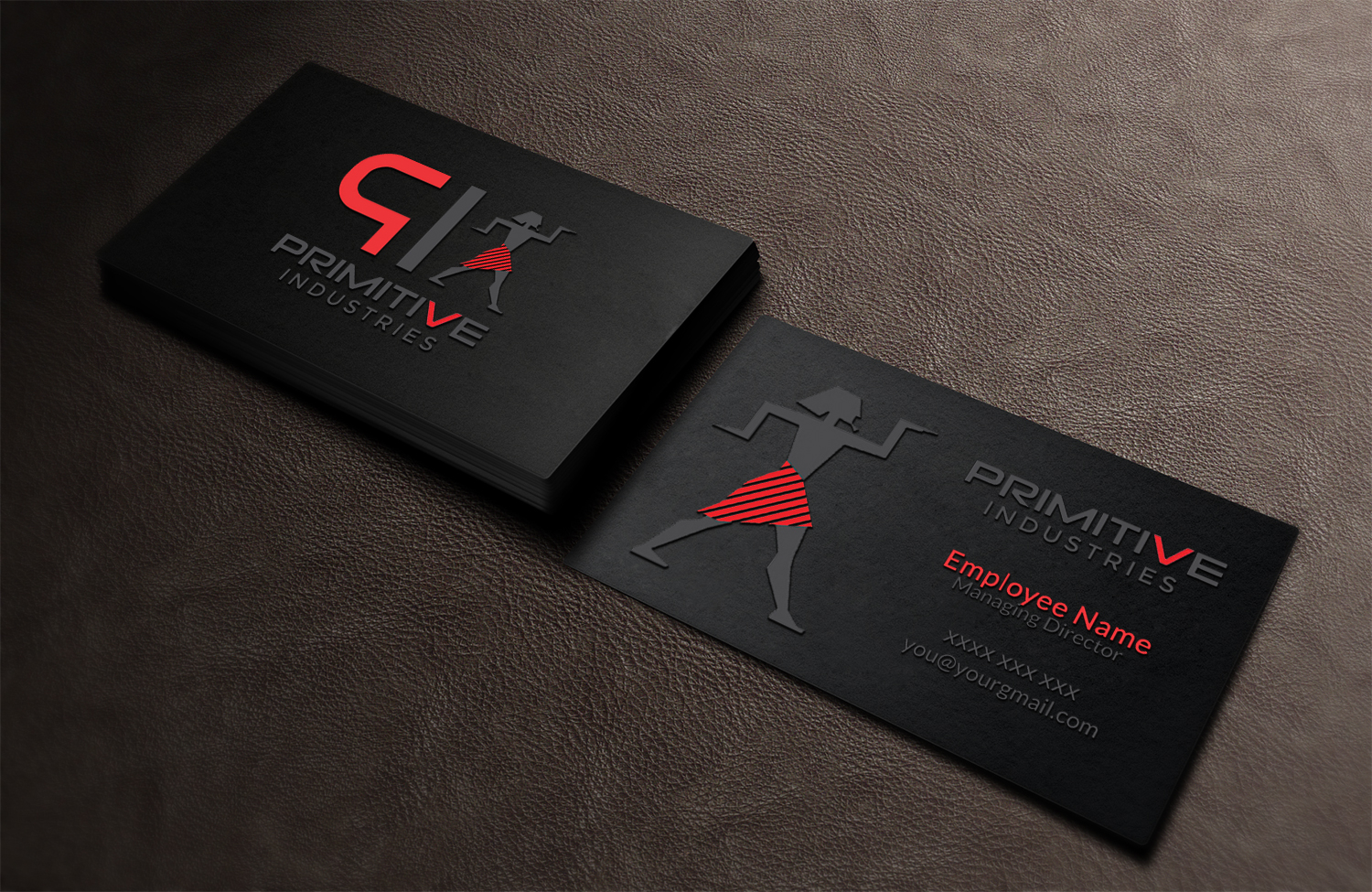 Business Card Design by Lanka Ama for Primitive Industries | Design #6112994