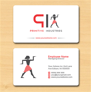 Business Card Design by Lanka Ama for Primitive Industries | Design: #6113002