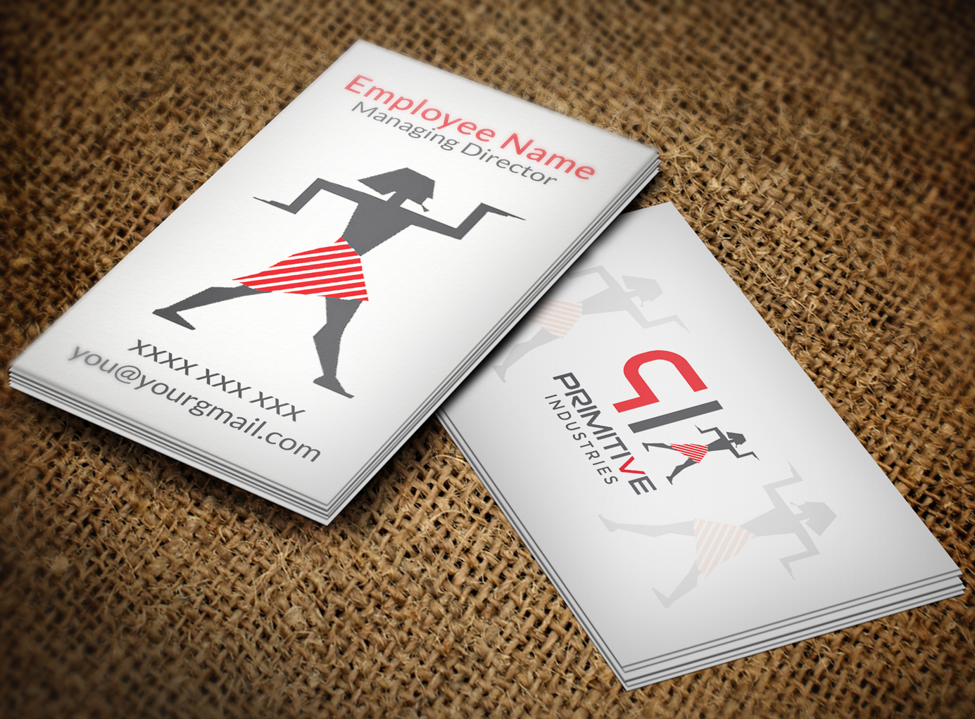 Business Card Design by Lanka Ama for Primitive Industries | Design #6113011