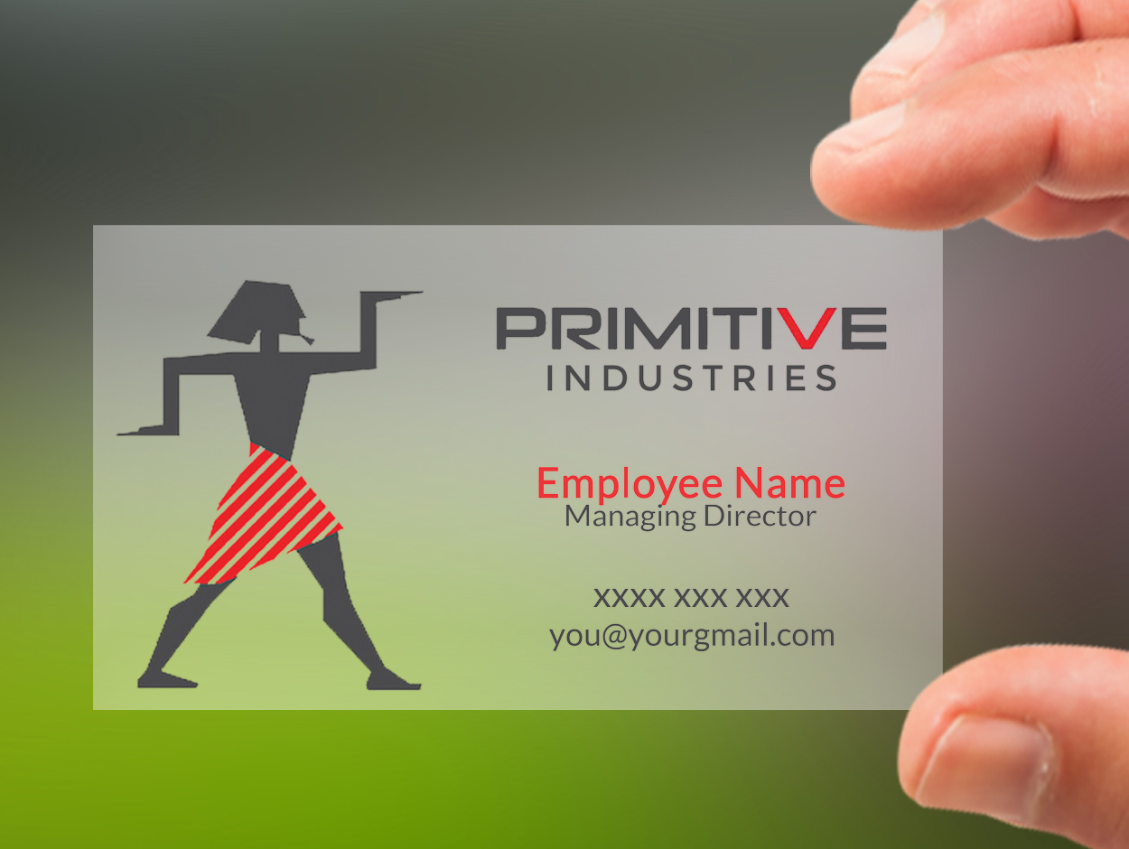 Business Card Design by Lanka Ama for Primitive Industries | Design #6113030