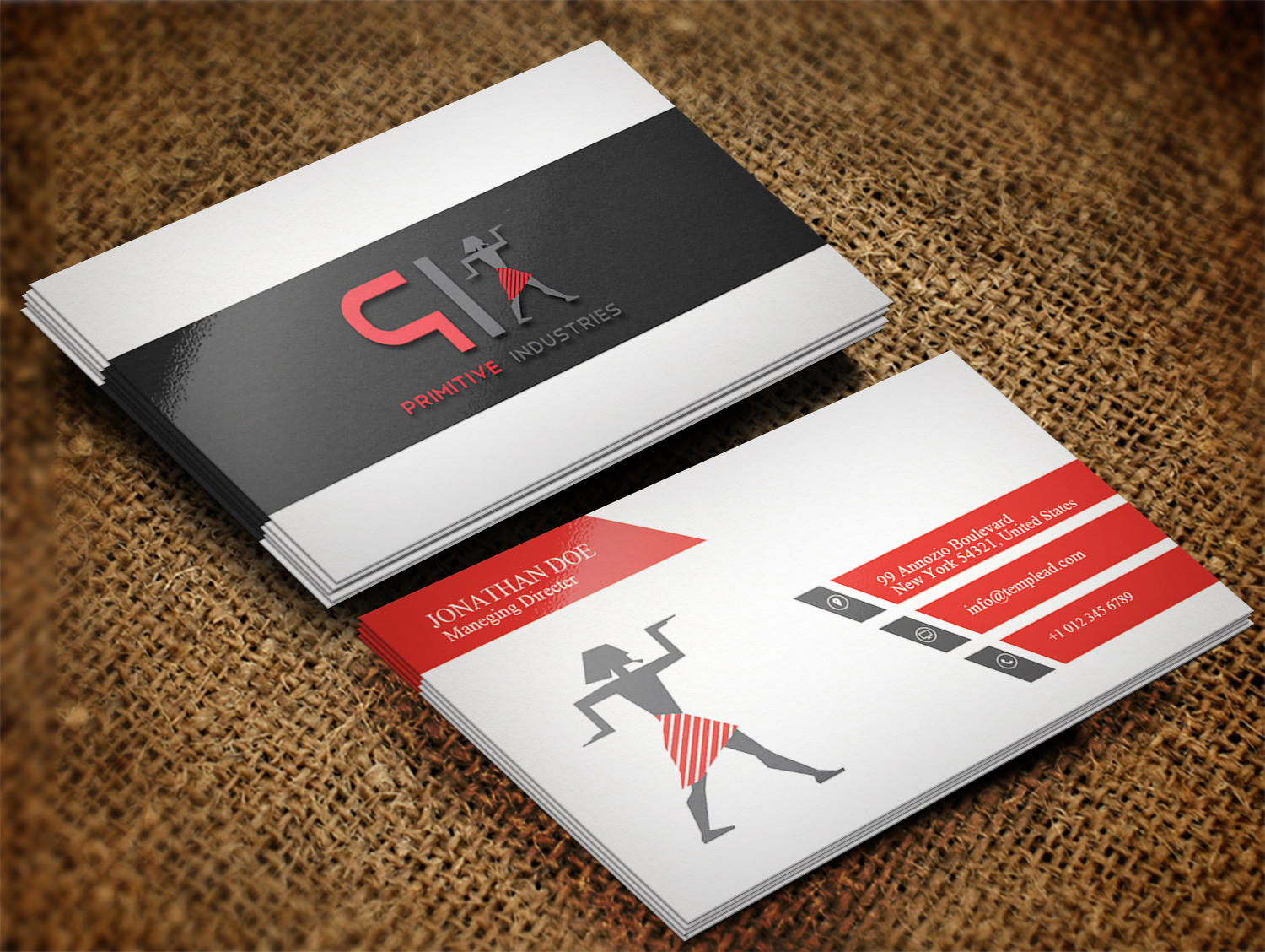 Business Card Design by Lanka Ama for Primitive Industries | Design #6113261