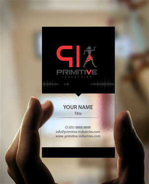 Business Card Design by snowymasterdesigns for Primitive Industries | Design: #6154702