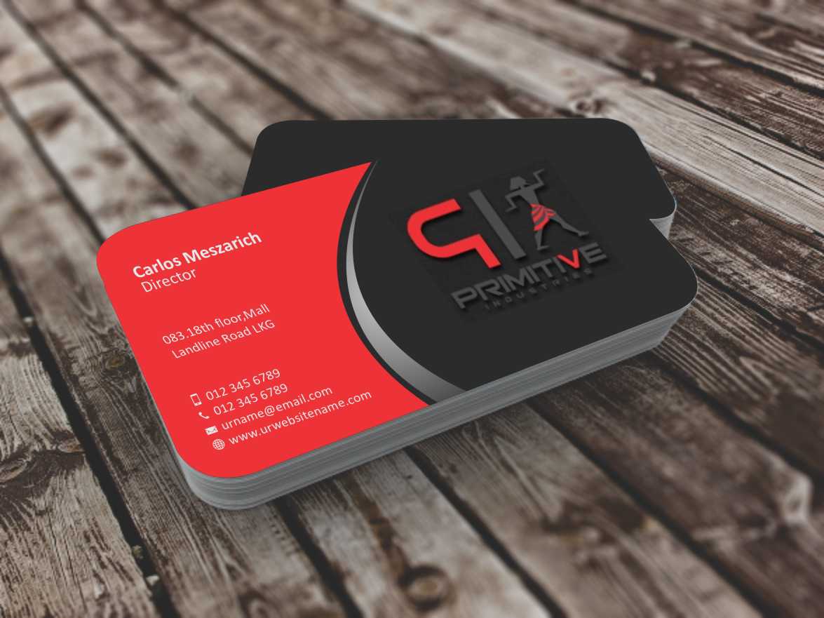 Business Card Design by szabist for Primitive Industries | Design #6128371