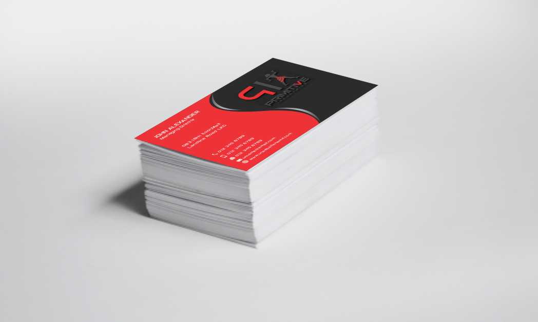 Business Card Design by szabist for Primitive Industries | Design #6128389