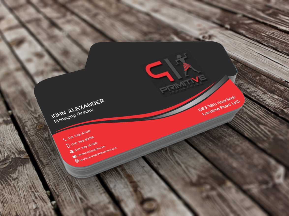 Business Card Design by szabist for Primitive Industries | Design #6128391
