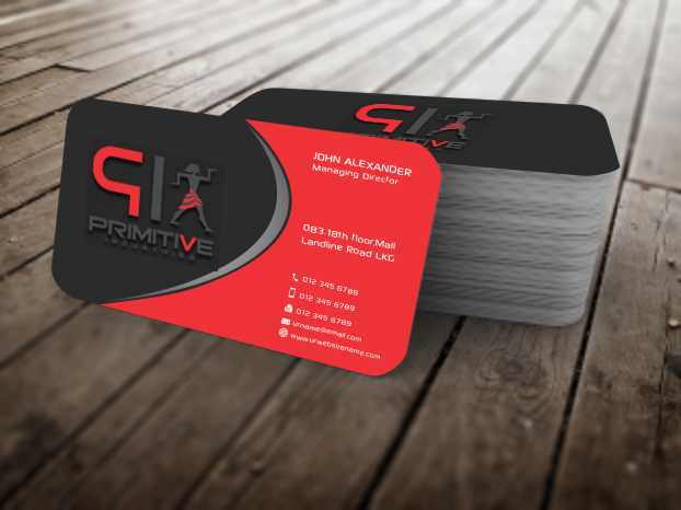 Business Card Design by szabist for Primitive Industries | Design #6128393