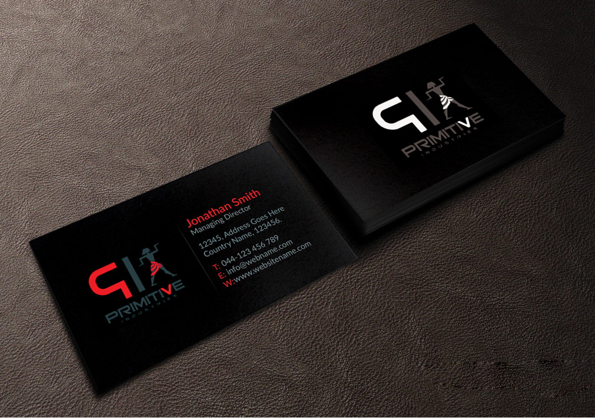 Business Card Design by Creations Box 2015 for Primitive Industries | Design #6115054