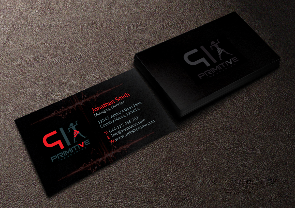 Business Card Design by Creations Box 2015 for Primitive Industries | Design #6115076