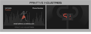 Business Card Design by Son's Creations for Primitive Industries | Design: #6119417