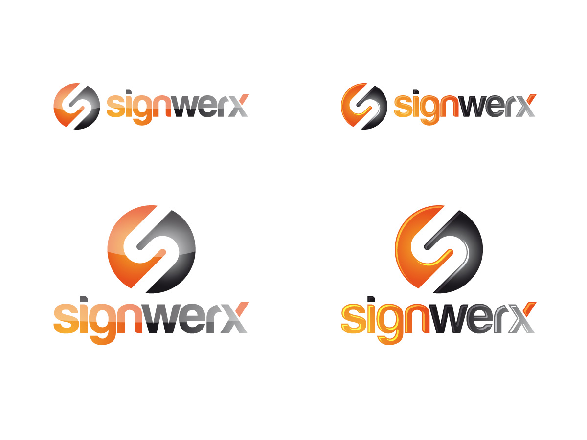 Logo Design by MIM design for Signwerx | Design #1673348