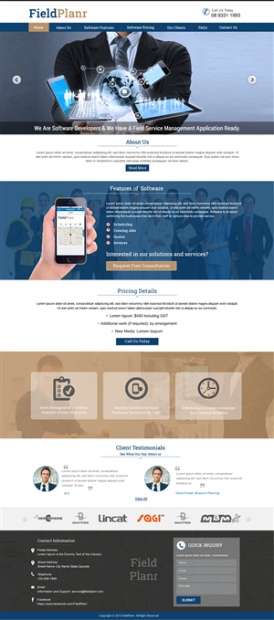 Web Design by harmi_199 for Infomaze Technologies | Design: #6249219