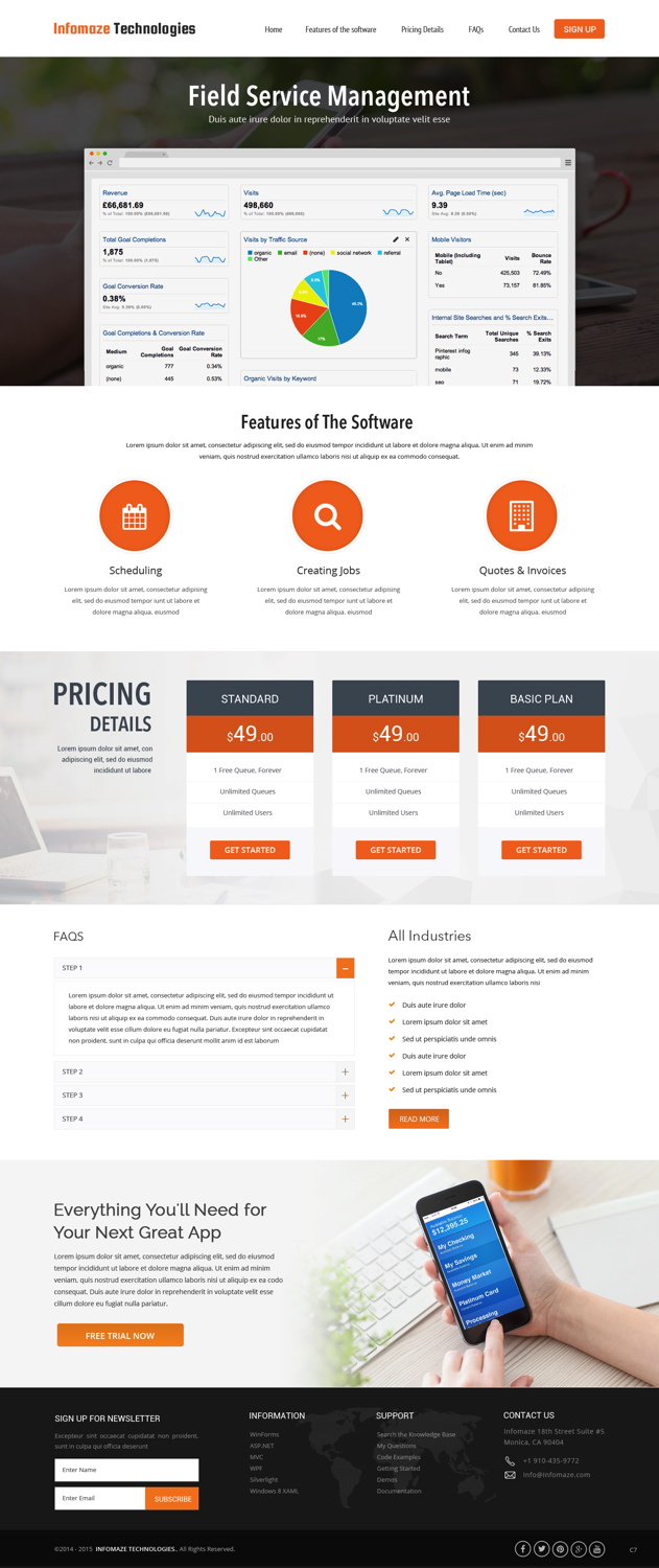 Web Design by pb for Infomaze Technologies | Design #6175197