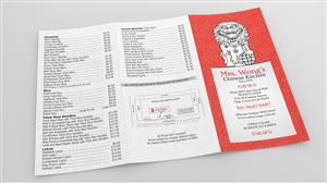 Menu Design by atularts for this project | Design: #1913876