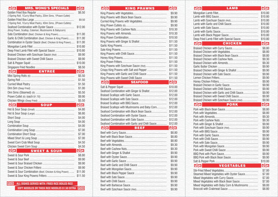 Menu Design by atularts for this project | Design #1927945
