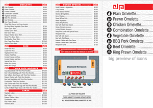 Menu Design by atularts for this project | Design: #2108187