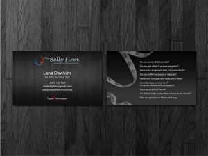 The Belly Firm | Business Card Design by Atvento Graphics