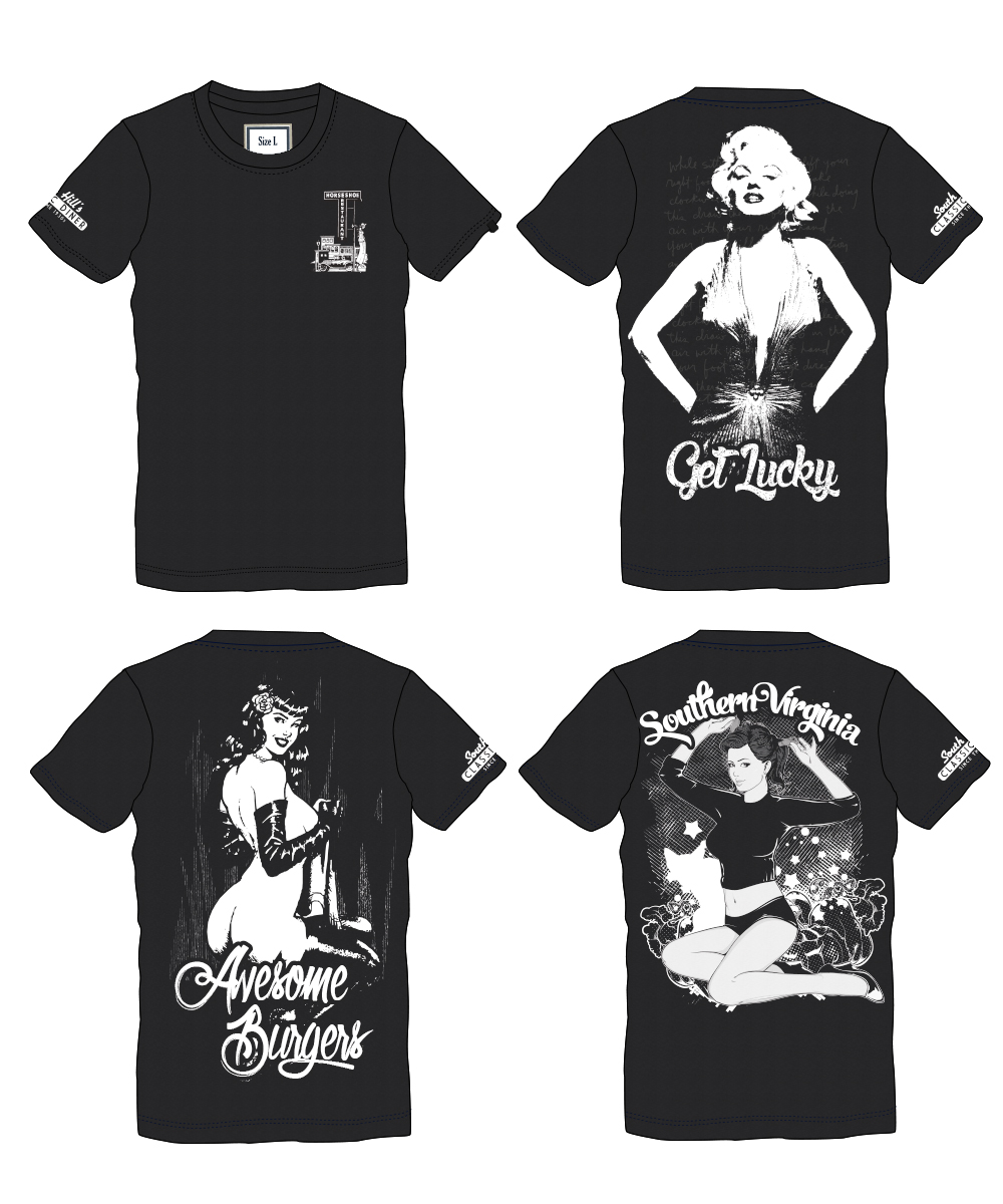 T-shirt Design by jeffdefy for Horseshoe Restaurant | Design #6163429