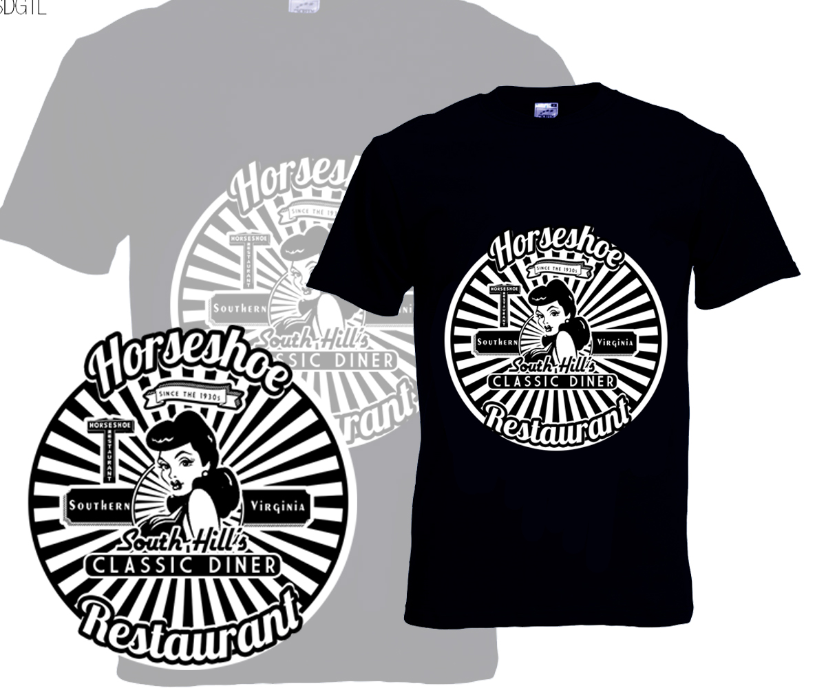 Design de T-shirt par spdacara pour Horseshoe Restaurant | Design #6151406